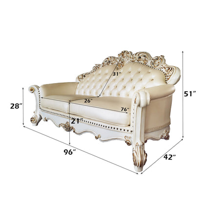 ACME LV01324 Vendom Sofa with 5 Pillows  7