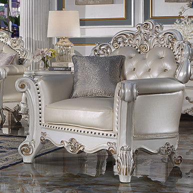 ACME LV01326 Vendom Chair with 1 Pillow ACME Furniture