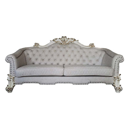 ACME LV01329 Vendom II Sofa with Leather with 6 Pillows  1