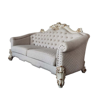 ACME LV01329 Vendom II Sofa with Leather with 6 Pillows