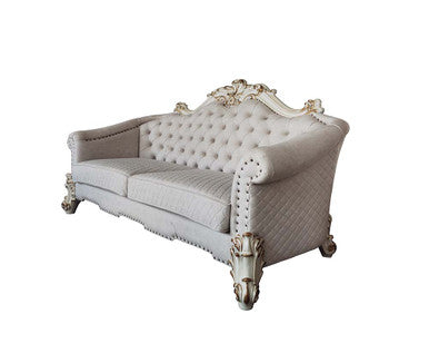 ACME LV01329 Vendom II Sofa with Leather with 6 Pillows ACME Furniture