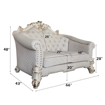 ACME LV01330 Vendom II Loveseat with 4 Pillows  4
