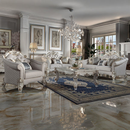 ACME LV01331 Vendom II Chair with 2 Pillows  6