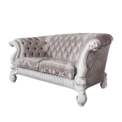 ACME LV01395 Versailles Loveseat with 5 Pillows