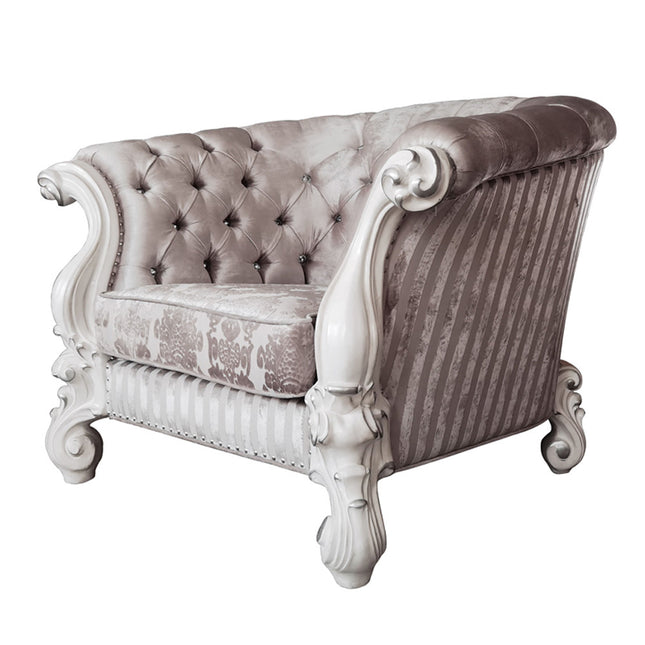 ACME LV01396 Versailles Chair with 2 Pillows  1