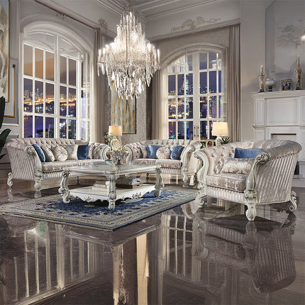 ACME LV01396 Versailles Chair with 2 Pillows  5