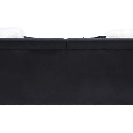 ACME LV01397 TRISLAR Black Sofa  3