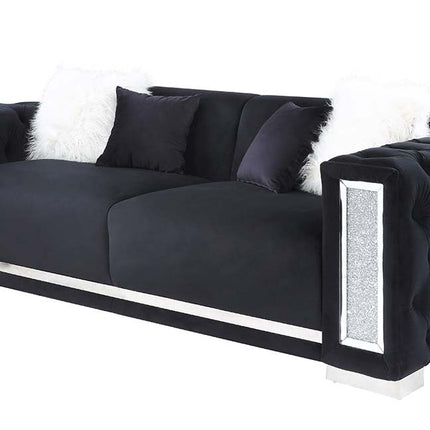 ACME LV01397 TRISLAR Black Sofa