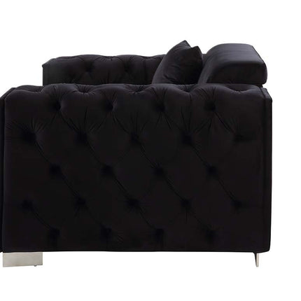 ACME LV01398 Trislar Black Loveseat  2