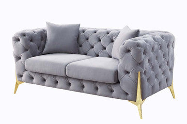 ACME LV01407 Jelanea Loveseat with 2 Pillows ACME Furniture