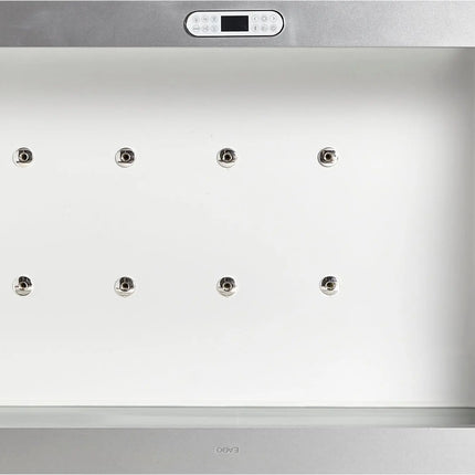 EAGO AM152ETL-6 6 ft Clear Rectangular Acrylic Whirlpool Bathtub