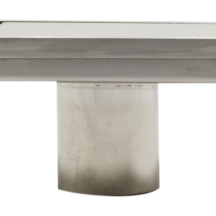 ALFI brand ABSD55B-BSS 5" x 5" Modern Square Stainless Steel Shower Drain with Solid Coverin Brushed Finish Alfi Brand
