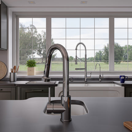 ALFI brand AB1218 Small Rectangular Fireclay Undermount or Drop In Prep / Bar Sink ALFI brand