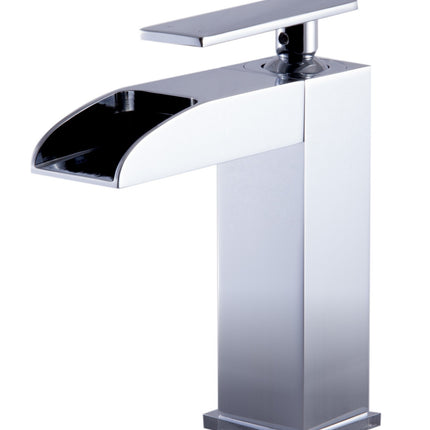 ALFI brand AB1598-PC Polished Chrome Single Hole Waterfall Bathroom Faucet Alfi Brand