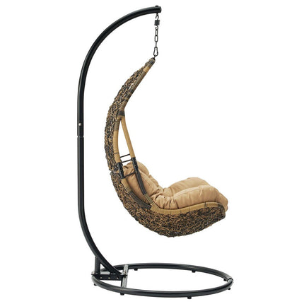 Modway EEI-2276 Abate Wicker Rattan Outdoor Patio Swing Chair Modway