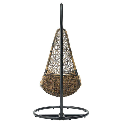 Modway EEI-2276 Abate Wicker Rattan Outdoor Patio Swing Chair Modway