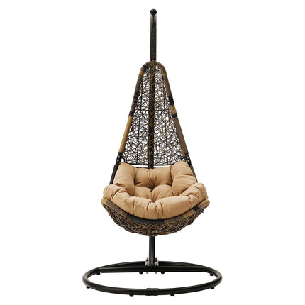 Modway EEI-2276 Abate Wicker Rattan Outdoor Patio Swing Chair Modway