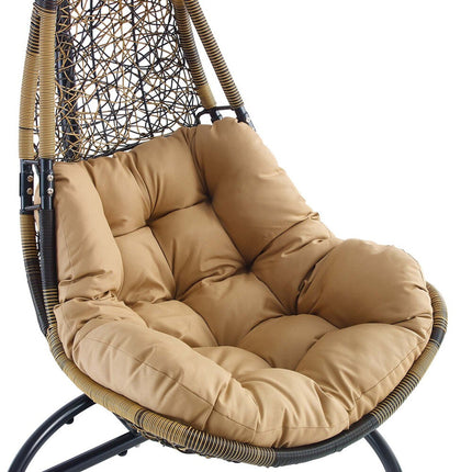 Modway EEI-2276 Abate Wicker Rattan Outdoor Patio Swing Chair Modway