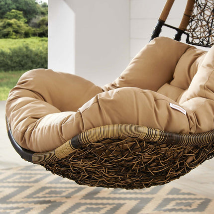Modway EEI-2276 Abate Wicker Rattan Outdoor Patio Swing Chair Modway