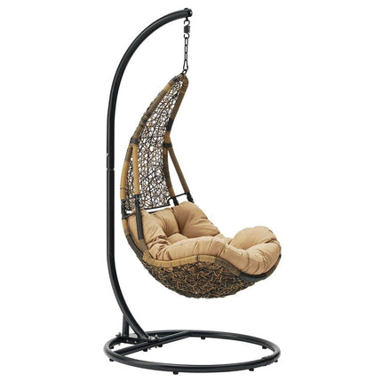 Modway EEI-2276 Abate Wicker Rattan Outdoor Patio Swing Chair Modway