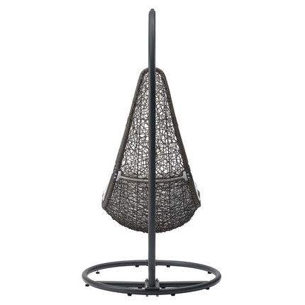 Modway EEI-2276 Abate Wicker Rattan Outdoor Patio Swing Chair Modway