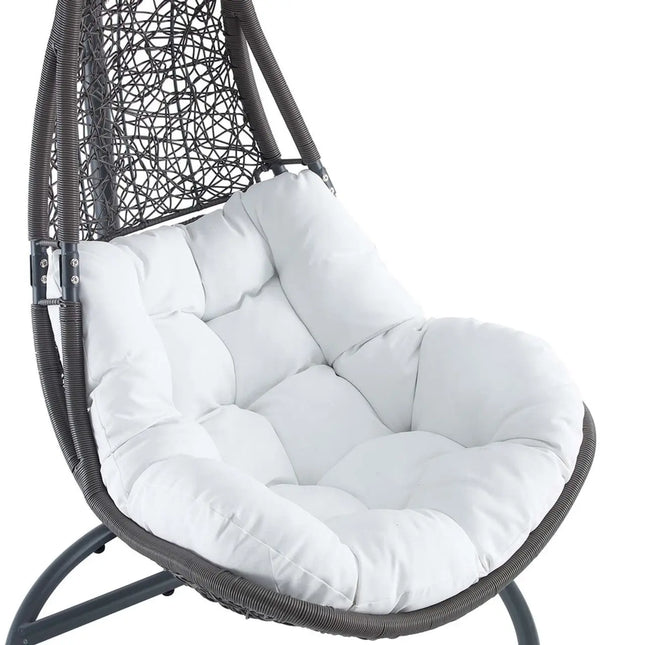 Modway EEI-2276 Abate Wicker Rattan Outdoor Patio Swing Chair Modway