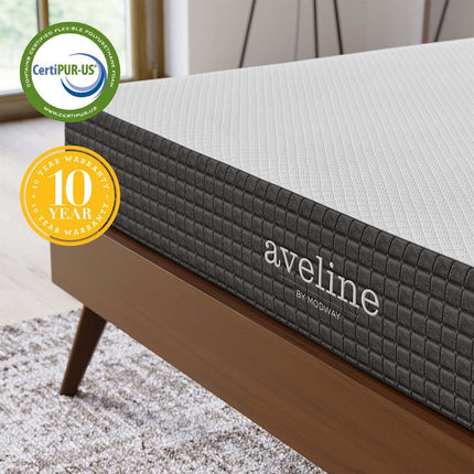 Modway MOD-5343-WHI Aveline 8" Queen Mattress Modway