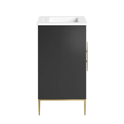 Modway EEI-6289-WHI-BLK Awaken 24" Bathroom Vanity Modway