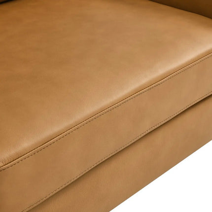 Modway EEI-6020-TAN Corland Leather Loveseat Tan Modway
