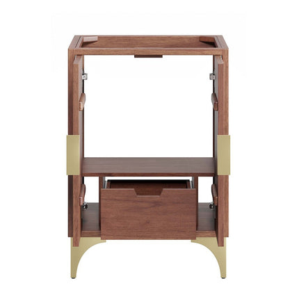 Modway EEI-6165-WAL Daylight 24" Bathroom Vanity Cabinet Walnut Modway