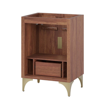 Modway EEI-6165-WAL Daylight 24" Bathroom Vanity Cabinet Walnut Modway