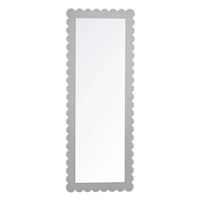 Modway EEI-7117 Emmeline Scalloped Rectangle Floor Mirror Modway