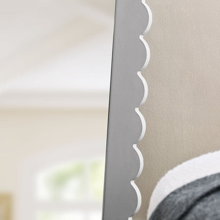 Modway EEI-7117 Emmeline Scalloped Rectangle Floor Mirror Modway