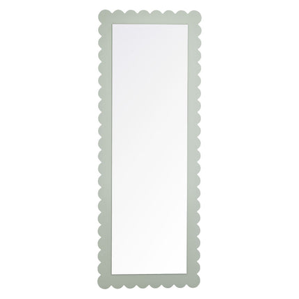 Modway EEI-7117 Emmeline Scalloped Rectangle Floor Mirror Modway