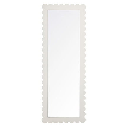 Modway EEI-7117 Emmeline Scalloped Rectangle Floor Mirror Modway
