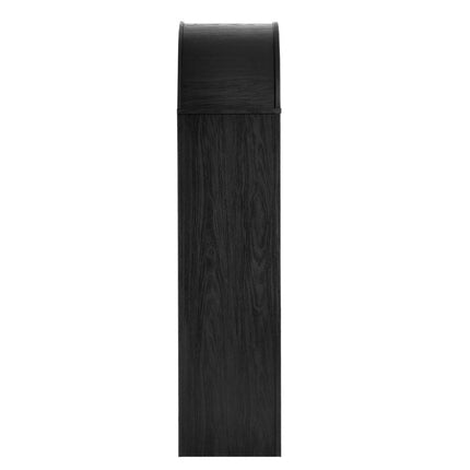 Modway EEI-6834-BLK-OAK Evie Arched Tall Display Cabinet Black Oak Modway