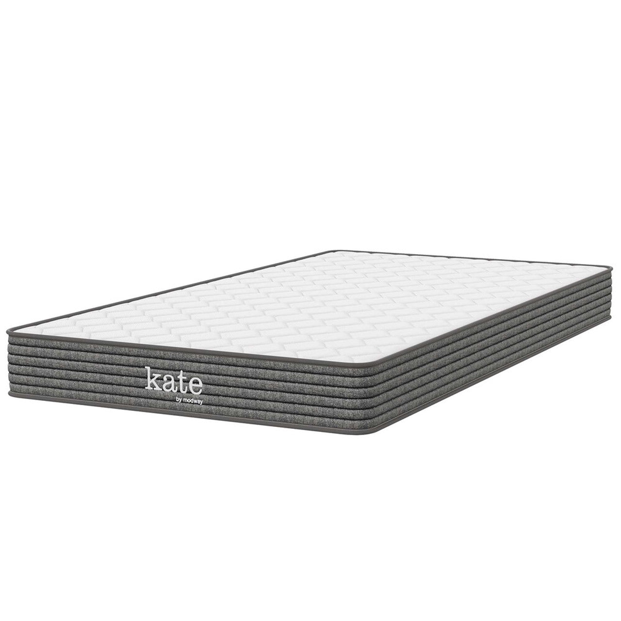 Modway MOD-5772-WHI Kate 6" Twin Mattress