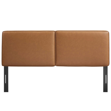 Modway MOD-7150-TAN Lindee Vegan Leather King Headboard Tan Modway
