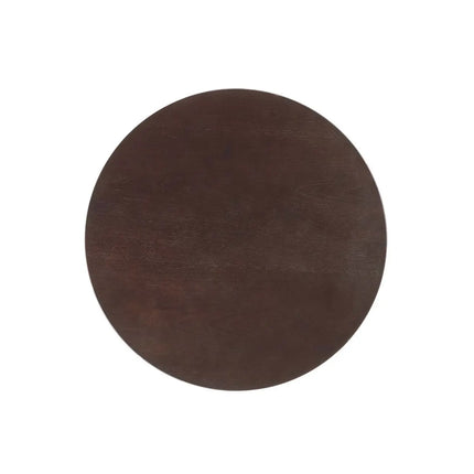 Modway EEI-5212-GLD-CHE Lippa 28" Round Wood Dining Table Gold Cherry Walnut Modway