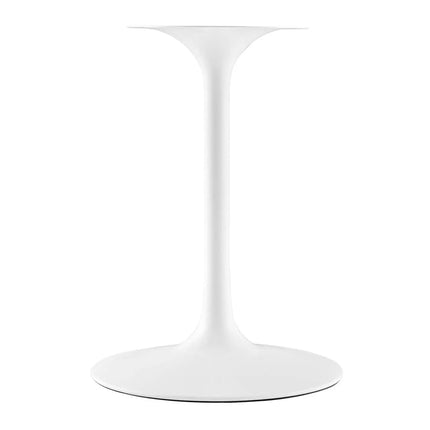 Modway EEI-5157-WHI-CHE Lippa 36" Round Wood Dining Table White Cherry Walnut Modway