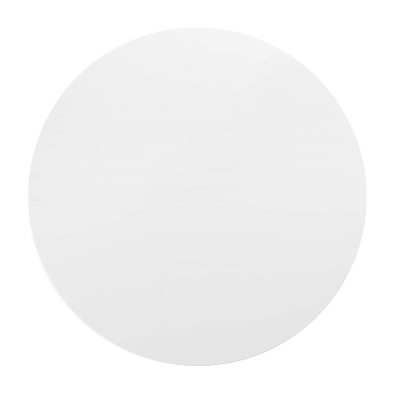 Modway EEI-3227-GLD-WHI Lippa 48" Round Wood Dining Table Gold White