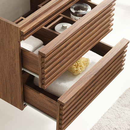 Modway EEI-4338-WAL Render 24" Wall-Mount Bathroom Vanity Cabinet (Sink Basin Not Included) Modway