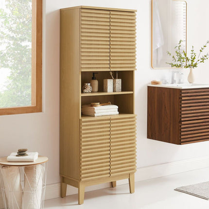 Modway EEI-6852 Render Tall Bathroom Storage Cabinet Modway