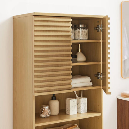 Modway EEI-6852 Render Tall Bathroom Storage Cabinet Modway