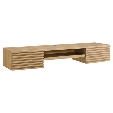Modway EEI-5865 Render Wall Mount Wood Office Desk Modway