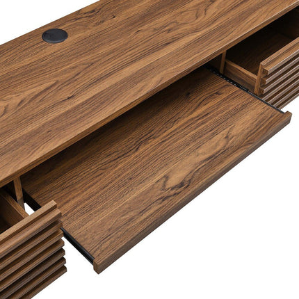 Modway EEI-5865 Render Wall Mount Wood Office Desk Modway