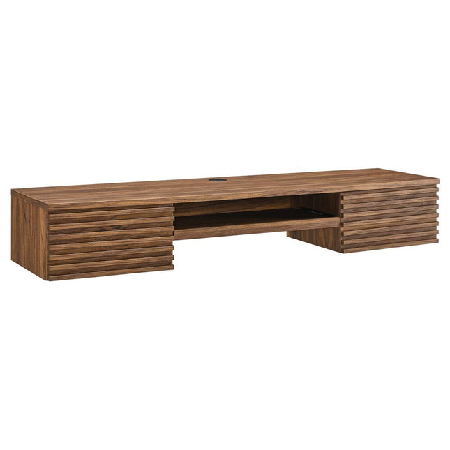 Modway EEI-5865 Render Wall Mount Wood Office Desk Modway