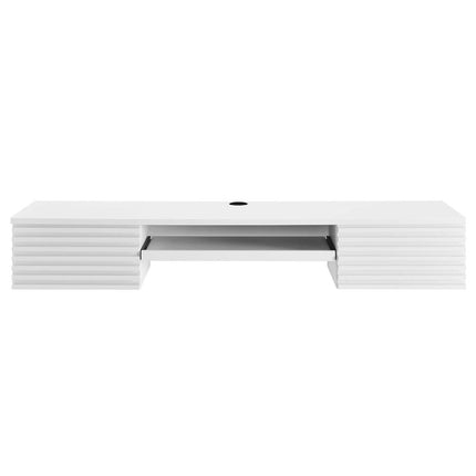 Modway EEI-5865 Render Wall Mount Wood Office Desk Modway