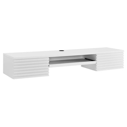 Modway EEI-5865 Render Wall Mount Wood Office Desk Modway