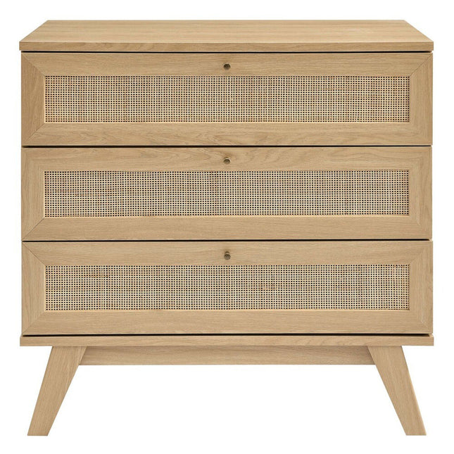 Modway MOD-7051-OAK Soma 3-Drawer Dresser Oak Modway